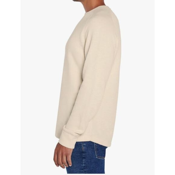 NWT Eddie Bauer Men's Relaxed Fit Knit Crewneck  Cotton Long Sleeve  Irish Cream - Picture 8 of 9